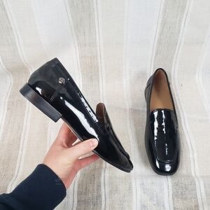 NYDJ Black Patent Leather Loafers